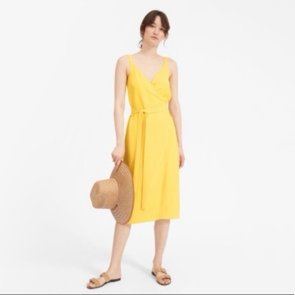 Everlane Japanese GoWeave Wrap Dress